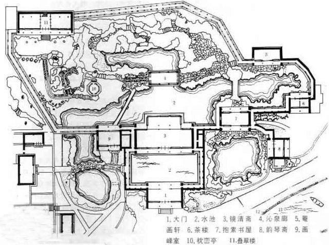 国内&国外知名古典园林平面图