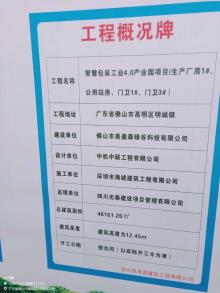 佛山市美盈森绿谷科技有限公司智慧包装工业4.0产业园项目（广东佛山市）现场图片