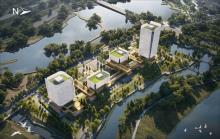 浙江湖州市安吉“两山”未来科技城临溪科创中心建设项目（BIM）现场图片