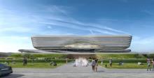 广东深圳市新皇岗口岸联检大楼项目现场图片