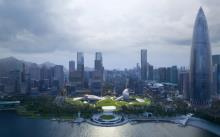 广东深圳市深圳湾文化广场（深圳创意设计馆和深圳科技生活馆）现场图片