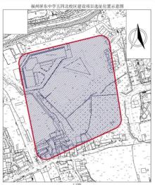 福建省福州屏东中学五四北校区建设项目现场图片