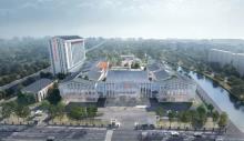 上海市嘉定区中医医院迁建工程现场图片