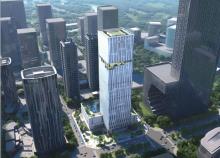 四川天府新区建工大厦建设项目现场图片