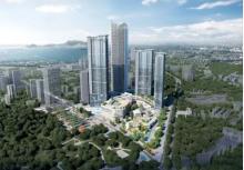 广东珠海城市之心核心区项目现场图片