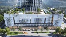 四川天府新区建工大厦建设项目现场图片
