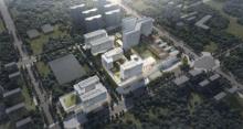 陕西榆林市西安交通大学第一附属医院榆林医院一期工程现场图片