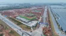 江西上饶经开区创新产业基地综合保税区建设项目一期工程现场图片
