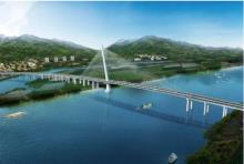 福建福安市国道G228线福安乌山特大桥公路工程现场图片