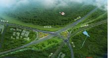 海南三亚市G98环岛高速公路三亚崖州湾科技城段改建工程现场图片