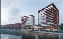 广东广州市珠江钢琴文化科技产业大楼项目现场图片