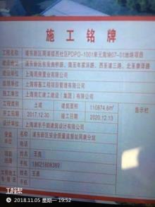 上海市浦东新区周浦中心镇镇区二号单元北块A2-2地块动迁安置房建设项目现场图片