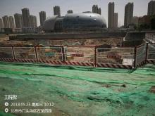 北京市门头沟区体育文化中心工程现场图片