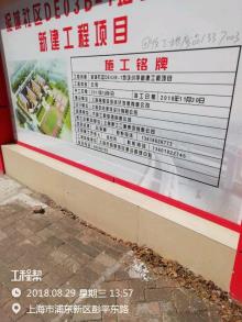 上海市浦东新区泥城社区DE06G2地块配套小学建设项目现场图片