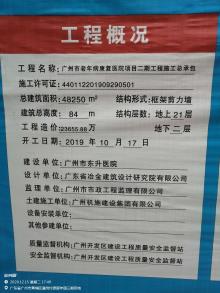 广东广州市老年病康复医院项目二期现场图片