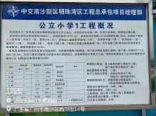 广东广州市南沙体育馆片区项目现场图片