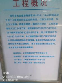 上海市闵行区闵行新城MHPO-0103单元七宝生态商务区18-01（A，B）地块项目现场图片