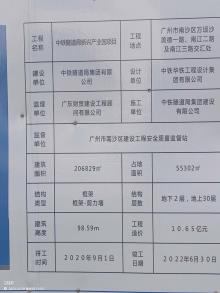 中铁隧道局集团有限公司新兴产业园项目（广东广州市）现场图片