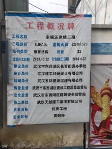武汉市幸福还建小区二期、三期工程（武汉市东西湖区人民政府长青街道办事处）现场图片