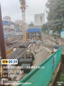 咸阳市铸字机械厂老家属院改造1，2号住宅楼，地下车库工程（陕西咸阳市）现场图片