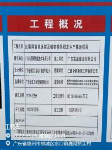 广东比赛得智能技术有限公司1号厂房、2号厂房、3号厂房、4号宿舍、5号宿舍、连廊(比赛得智能遥控及精密模具研发生产基地项目)（广东惠州市）现场图片