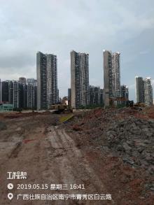 广西南宁市凤岭北路中学工程现场图片