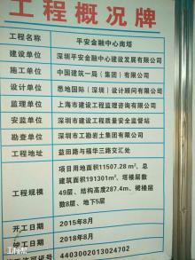 深圳市平安金融中心南塔工程（中国平安保险（集团）股份有限公司深圳分公司）现场图片