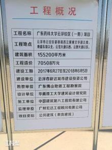 广东药科大学云浮校区建设工程现场图片