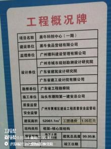 黑牛食品营销有限公司黑牛科创中心建设项目（广东广州市）现场图片