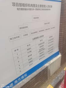 广东深圳市福永兴围九年一贯制学校工程现场图片