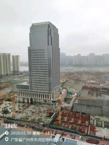 广东广州市国际金融城起步区花城大道建设工程现场图片