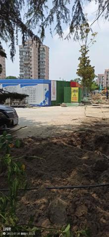 江苏扬州市花园小学建设工程现场图片