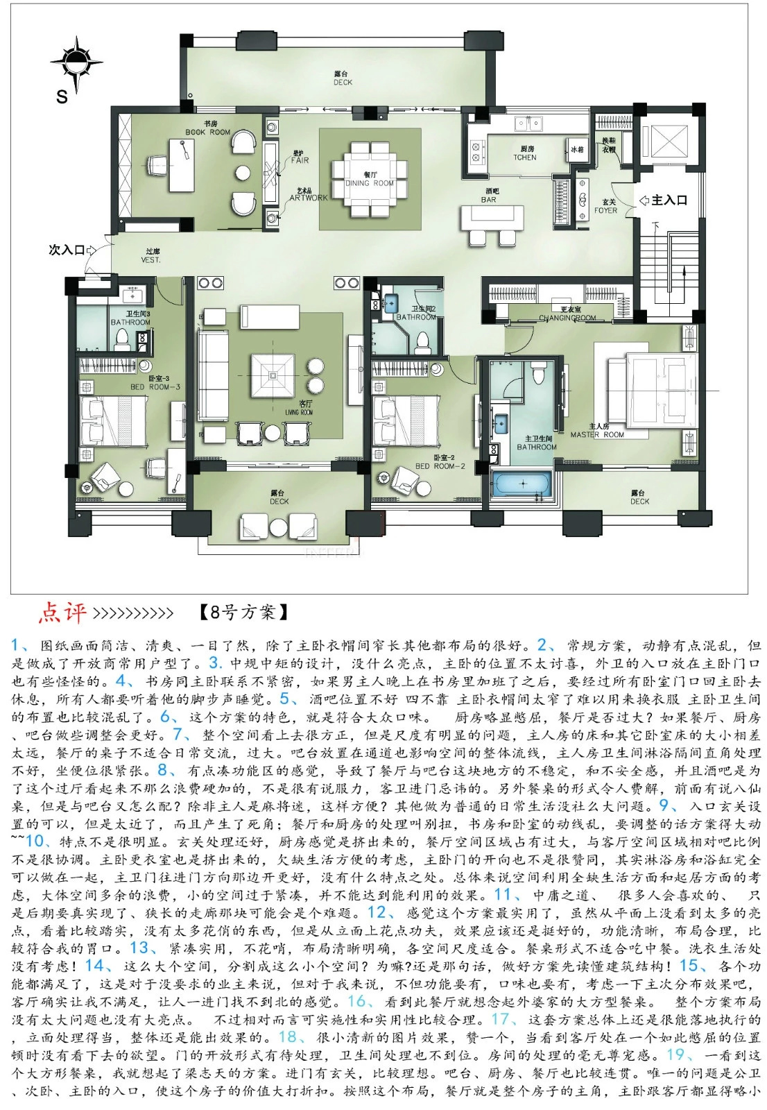 【分享】11名设计大师齐齐改造250㎡大户型?