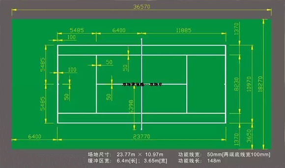 【景观设计规范】常用室外运动场地标准尺寸?