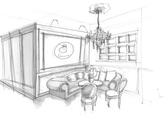 简笔画 手绘 素描 线稿 640_453