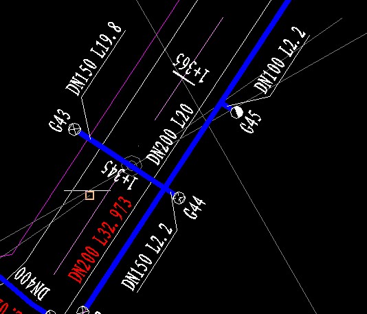 市政道路工程测量中给水井坐标计算