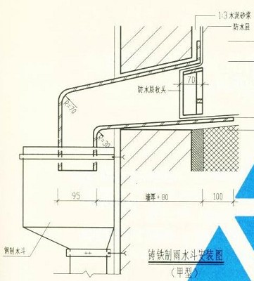 建筑排屋面雨水的出水口可以用塑料的吗?可以的话那个