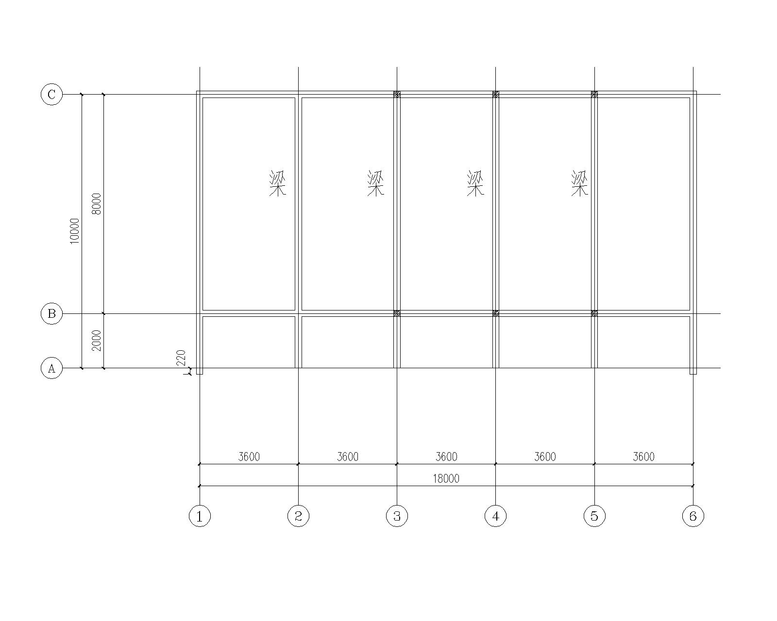老家盖房子8米的跨度前面在悬挑2米求梁截面及配筋