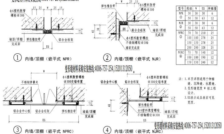 沉降缝的做法