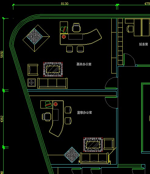 路过的大师进来指点一下,两间办公室加个专用接待室?