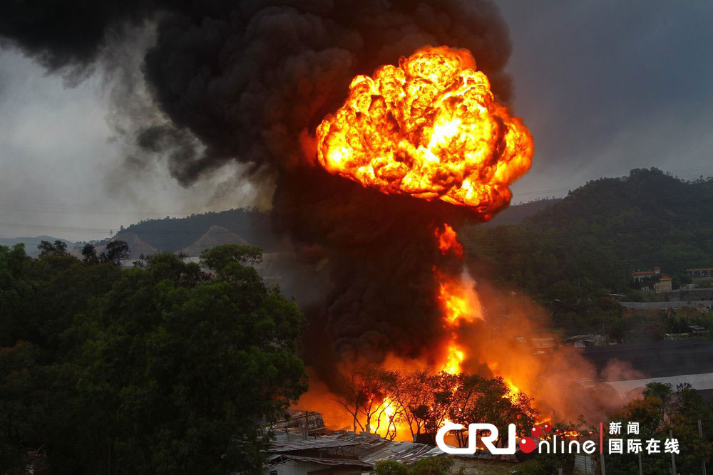 广东珠海地下油库爆炸,暂无伤忙报告