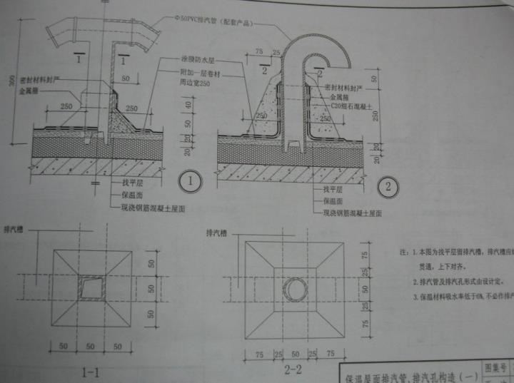 屋面排气孔怎样设置